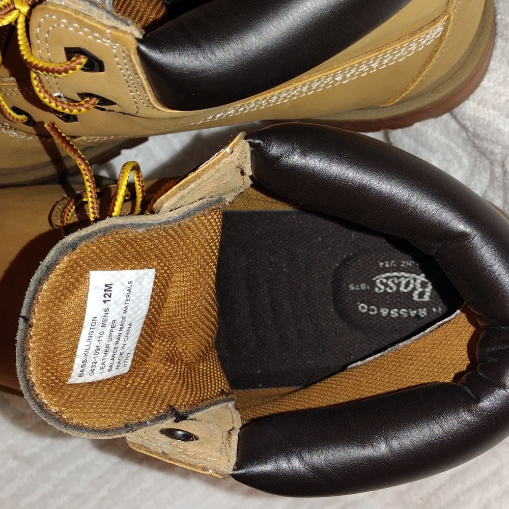 G.H.Bass & Co. Boots Mens 12M Killington Waterproof Hiking Work 0432-1091-110 - Picture 6 of 12